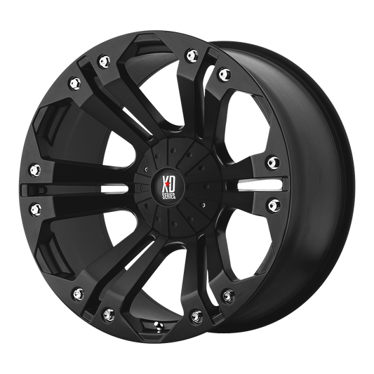 MONSTER 18x9 Blank MATTE BLACK (35 mm) - Tires and Engine Performance