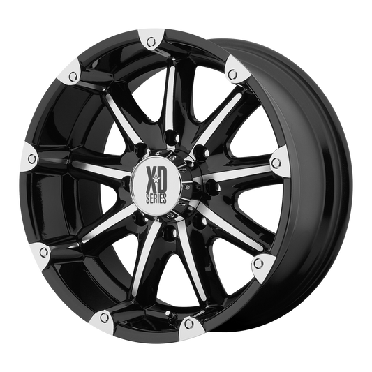 BADLANDS 20x9 8x165.10 GLOSS BLACK MACHINED (-12 mm) - Tires and Engine Performance