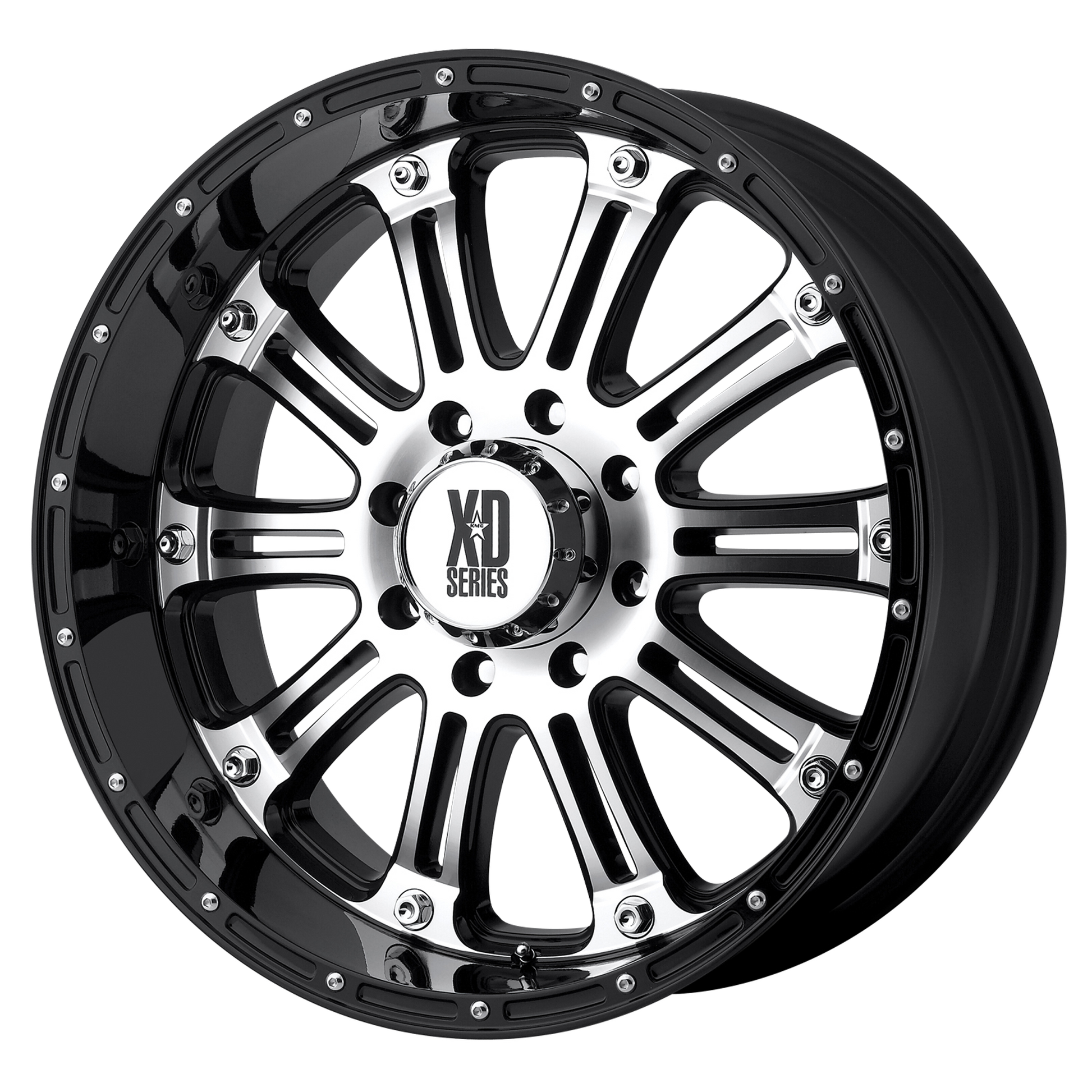 HOSS 20x9 5x150.00 GLOSS BLACK MACHINED (30 mm) - Tires and Engine Performance