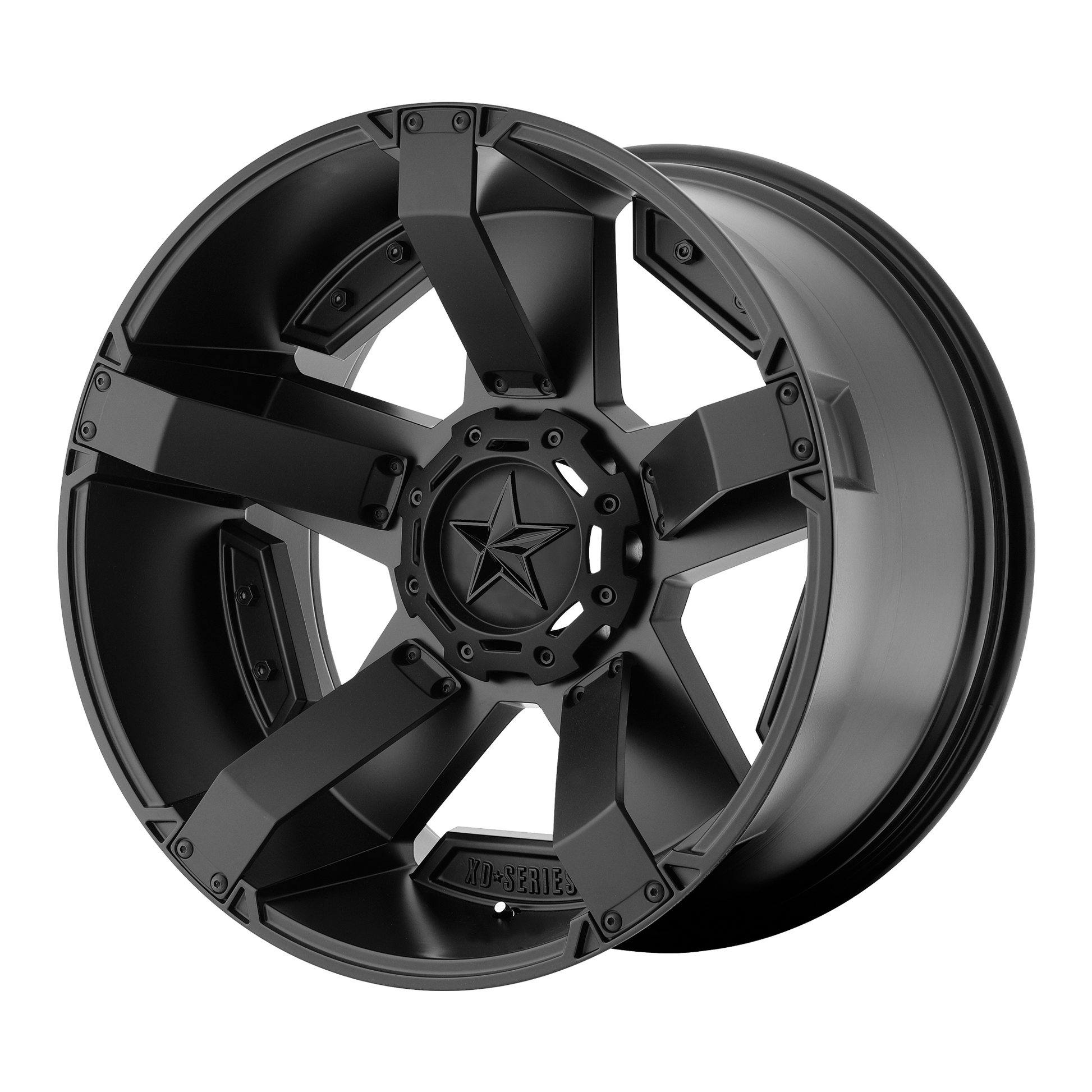 RS2 17x8 Blank MATTE BLACK W/ ACCENTS (10 mm) - Tires and Engine Performance