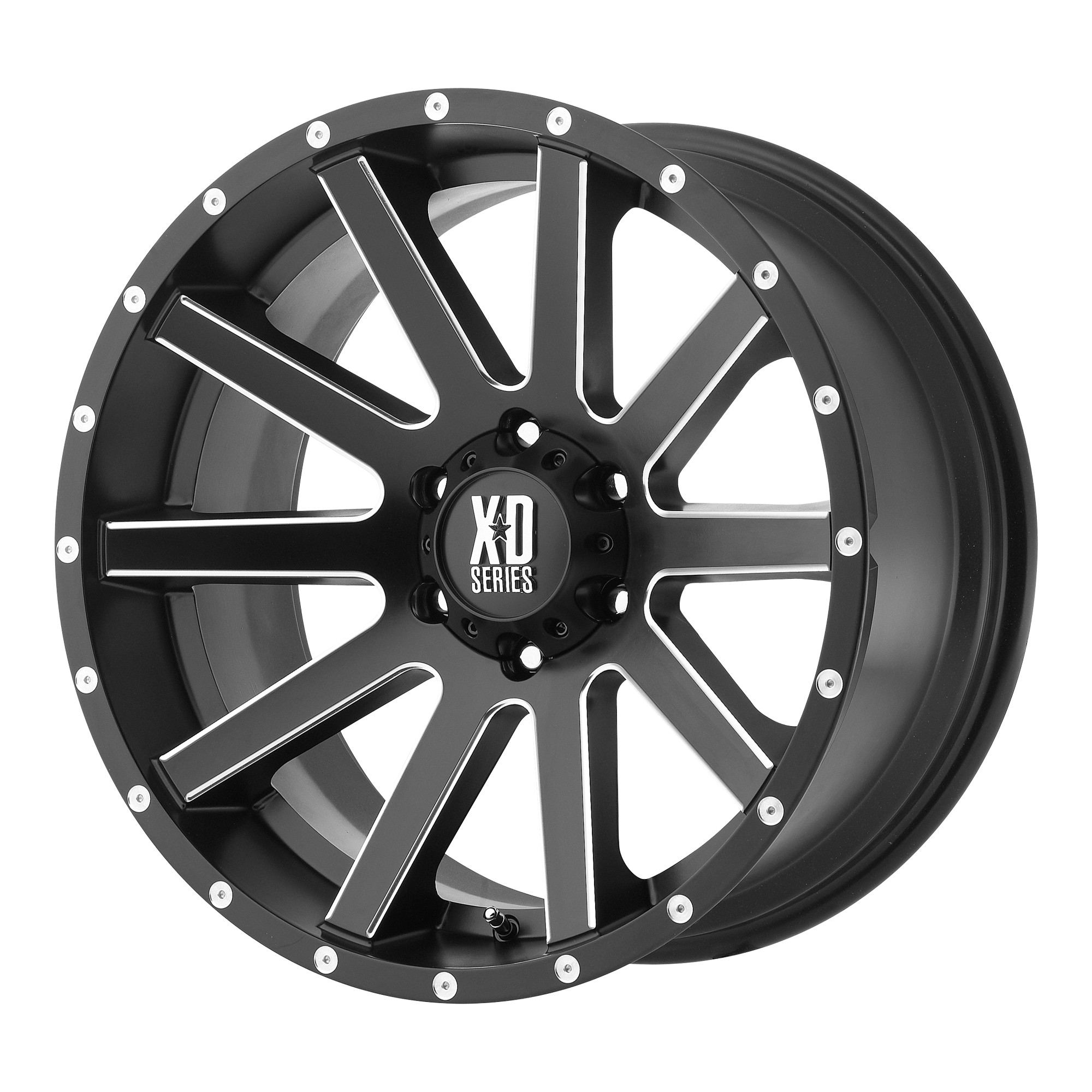 HEIST 20x9 5x150.00 SATIN BLACK MILLED (30 mm) - Tires and Engine Performance