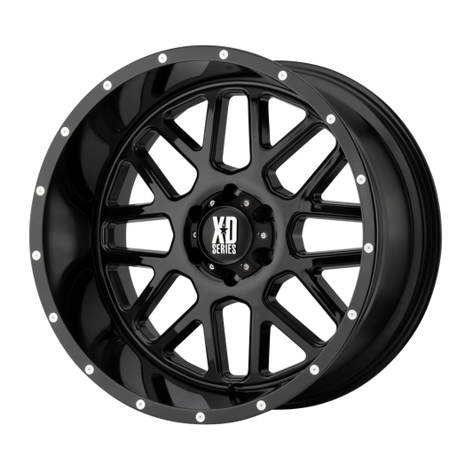 GRENADE 20x10 5x139.70 GLOSS BLACK (-24 mm) - Tires and Engine Performance