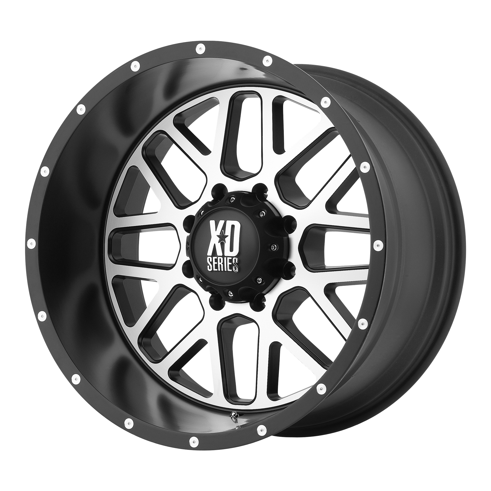 GRENADE 20x9 6x135.00 SATIN BLACK W/ MACHINED FACE (18 mm) - Tires and Engine Performance