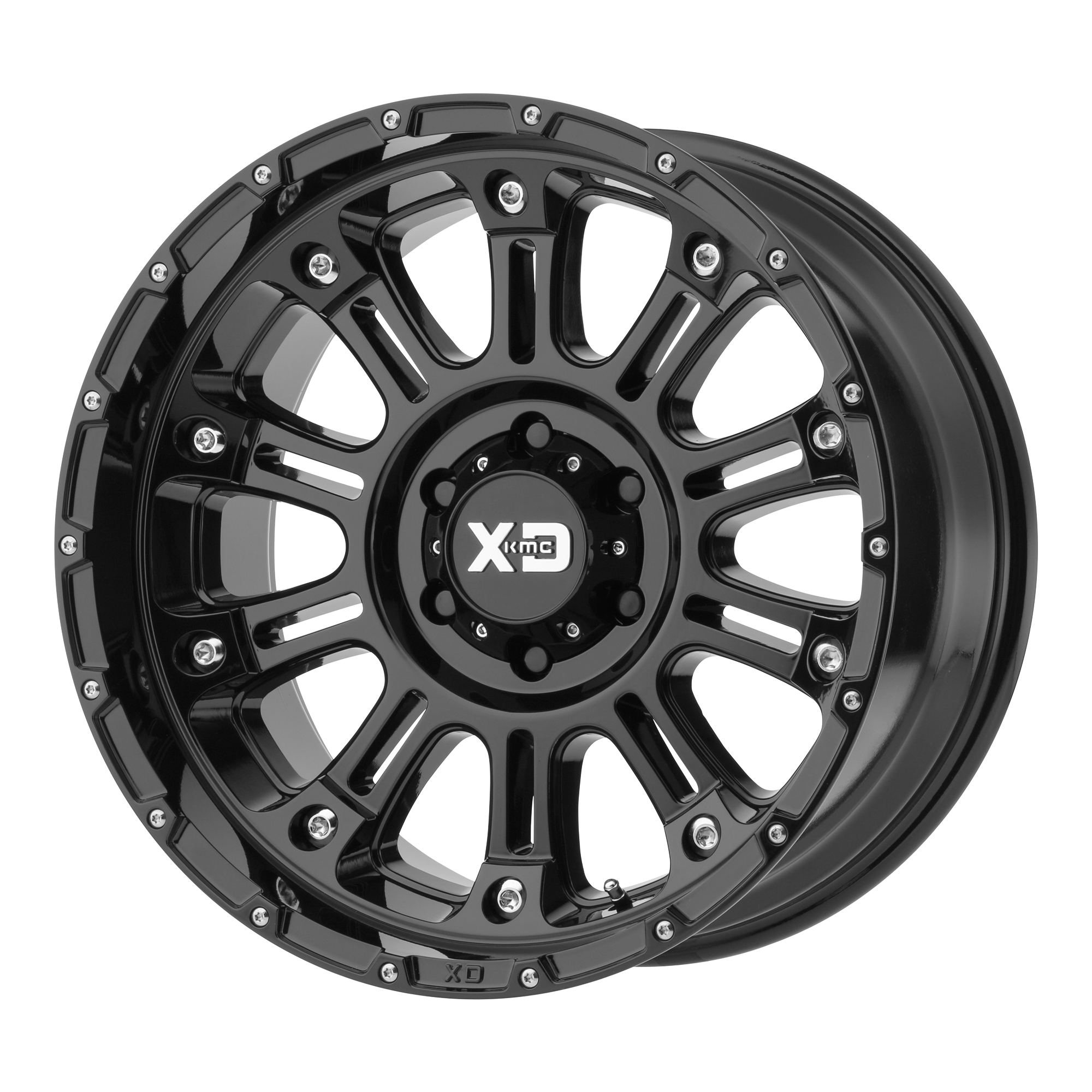 HOSS II 20x12 8x165.10 GLOSS BLACK (-44 mm) - Tires and Engine Performance