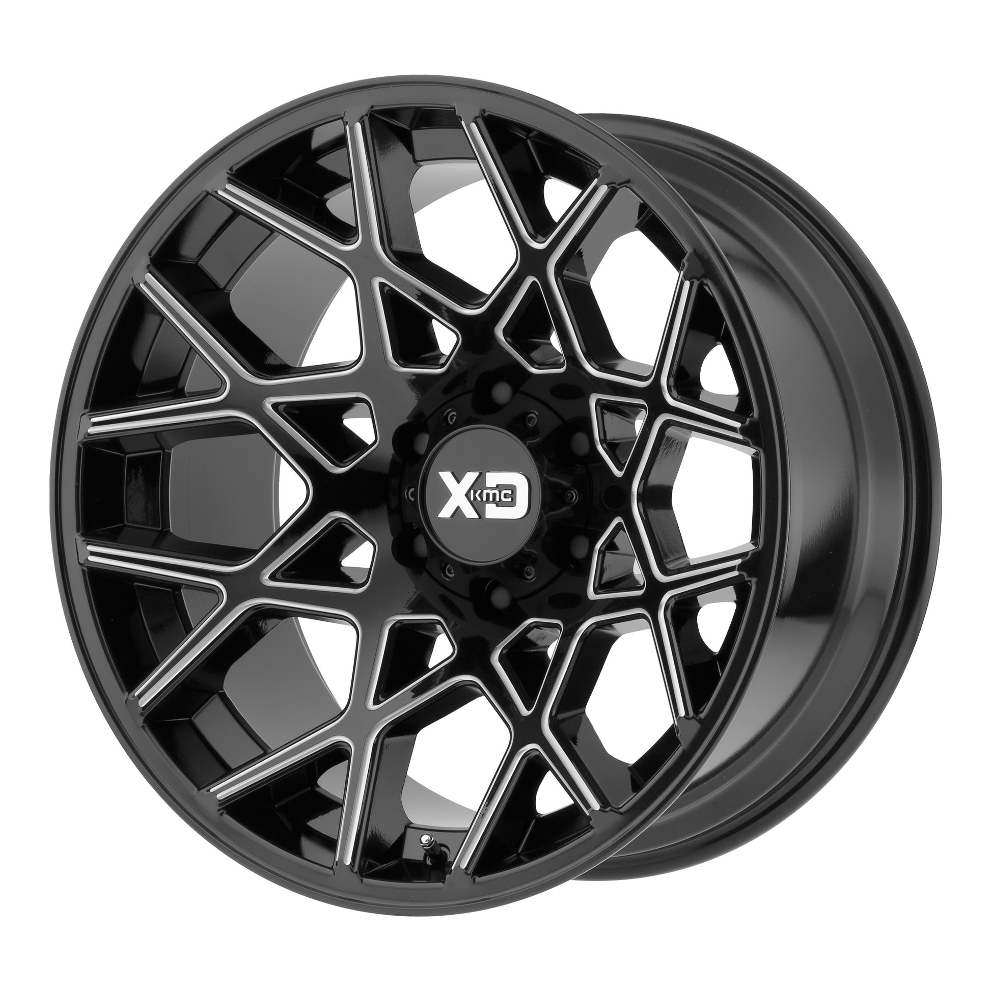CHOPSTIX 20x10 6x135.00 GLOSS BLACK MILLED (-24 mm) - Tires and Engine Performance