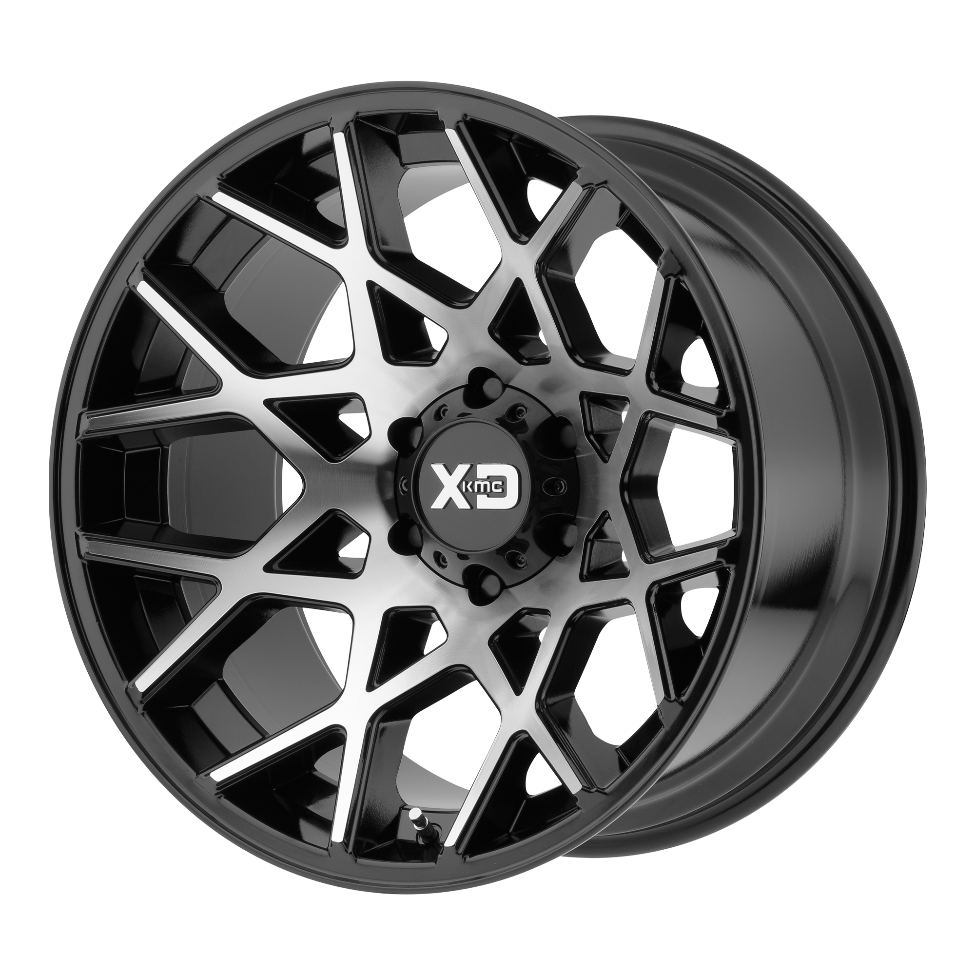 CHOPSTIX 20x10 5x127.00 GLOSS BLACK MACHINED (-24 mm) - Tires and Engine Performance