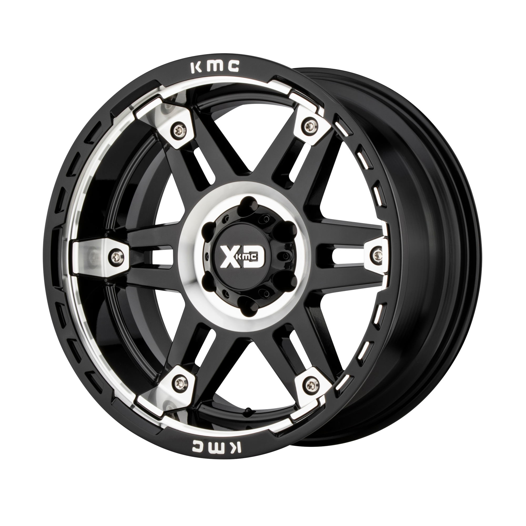 SPY II 20x9 8x165.10 GLOSS BLACK MACHINED (0 mm) - Tires and Engine Performance