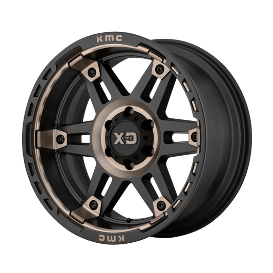 SPY II 17x8 6x114.30 SATIN BLACK W/ DARK TINT (18 mm) - Tires and Engine Performance