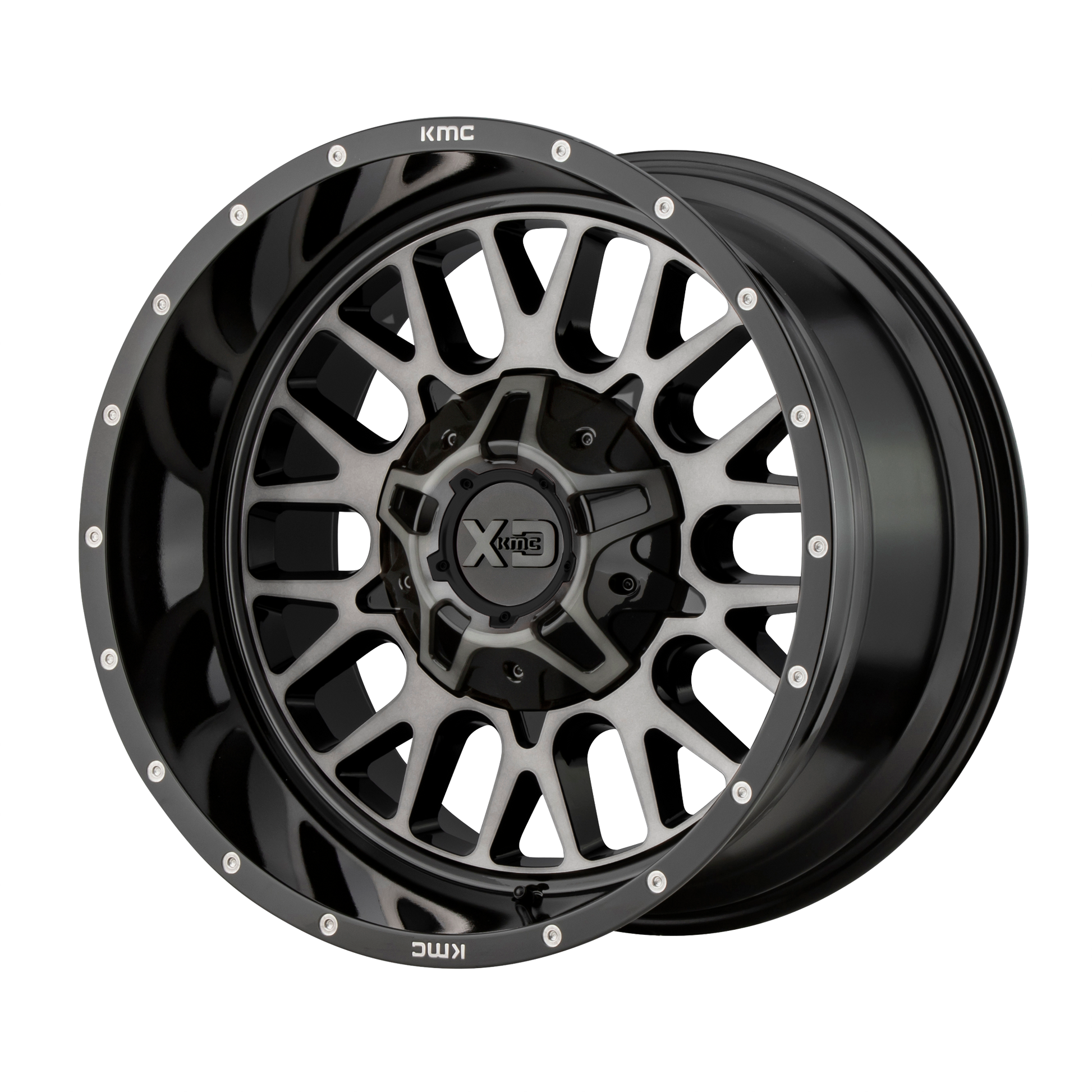 SNARE 20x12 5x127.00/5x139.70 GLOSS BLACK W/ GRAY TINT (-44 mm) - Tires and Engine Performance