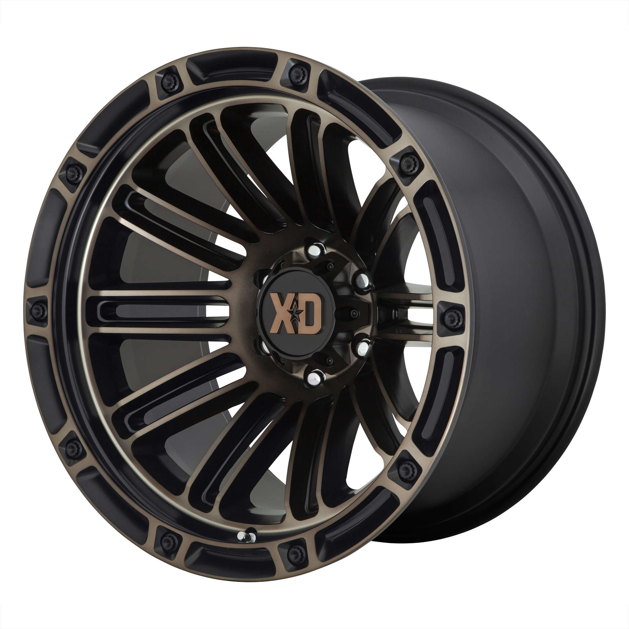 DOUBLE DEUCE 20x10 5x127.00 SATIN BLACK W/ DARK TINT (-18 mm) - Tires and Engine Performance
