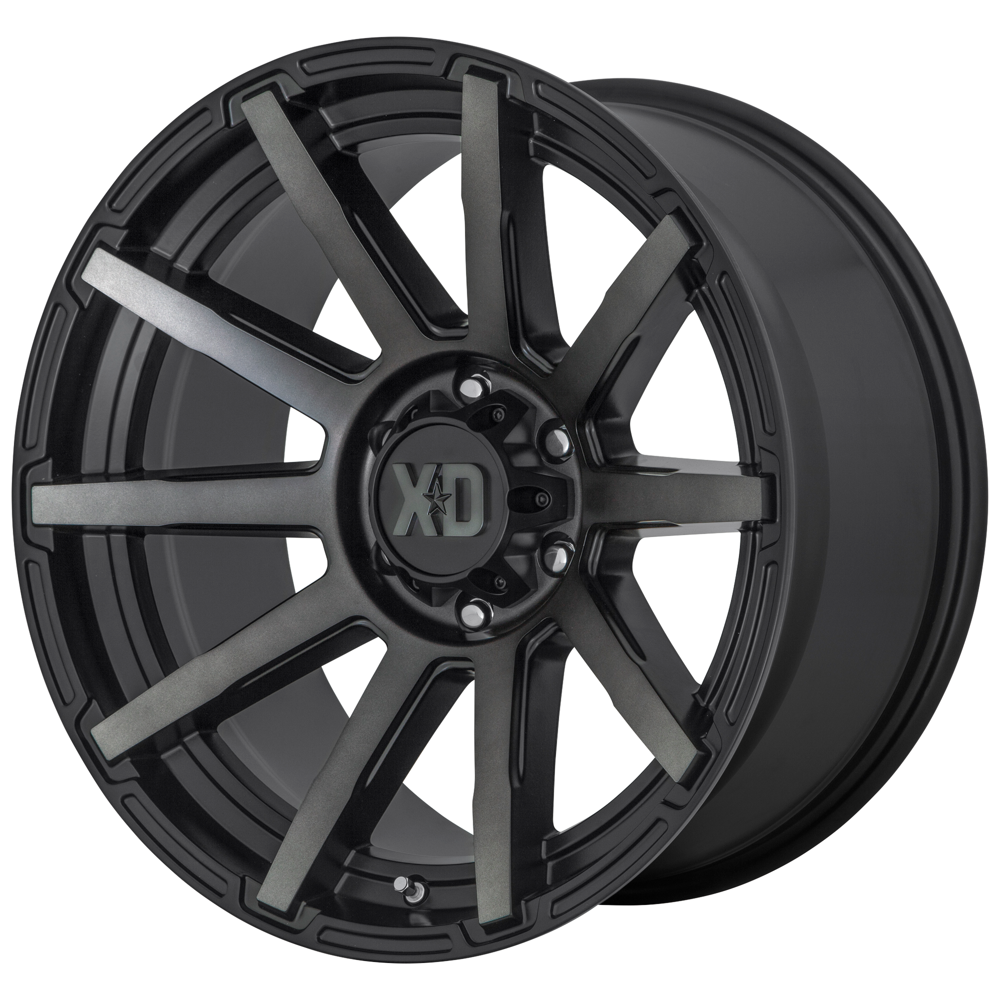 OUTBREAK 20x9 5x150.00 SATIN BLACK W/ GRAY TINT (18 mm) - Tires and Engine Performance