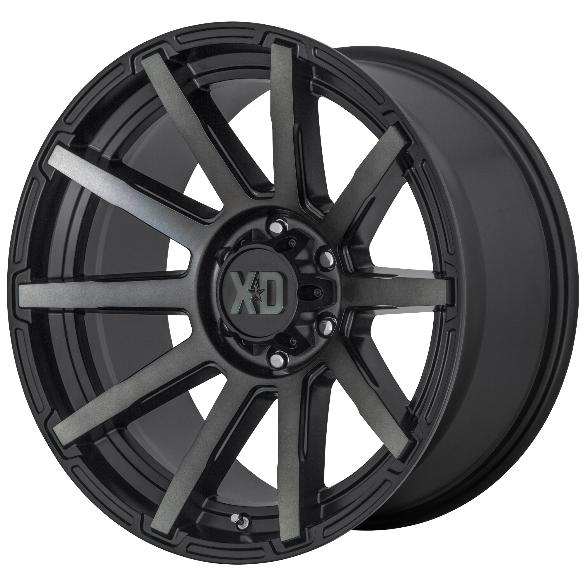 OUTBREAK 18x9 5x150.00 SATIN BLACK W/ GRAY TINT (12 mm) - Tires and Engine Performance