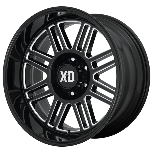 CAGE 20x9 6x139.70 GLOSS BLACK MILLED (0 mm) - Tires and Engine Performance