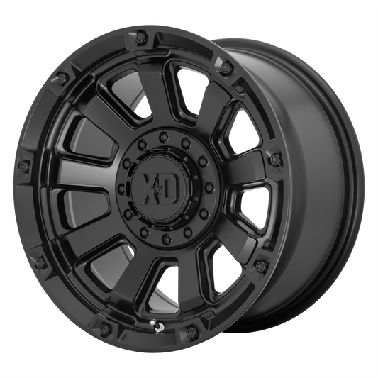 GAUNTLET 17x9 5x127.00/5x139.70 SATIN BLACK (0 mm) - Tires and Engine Performance