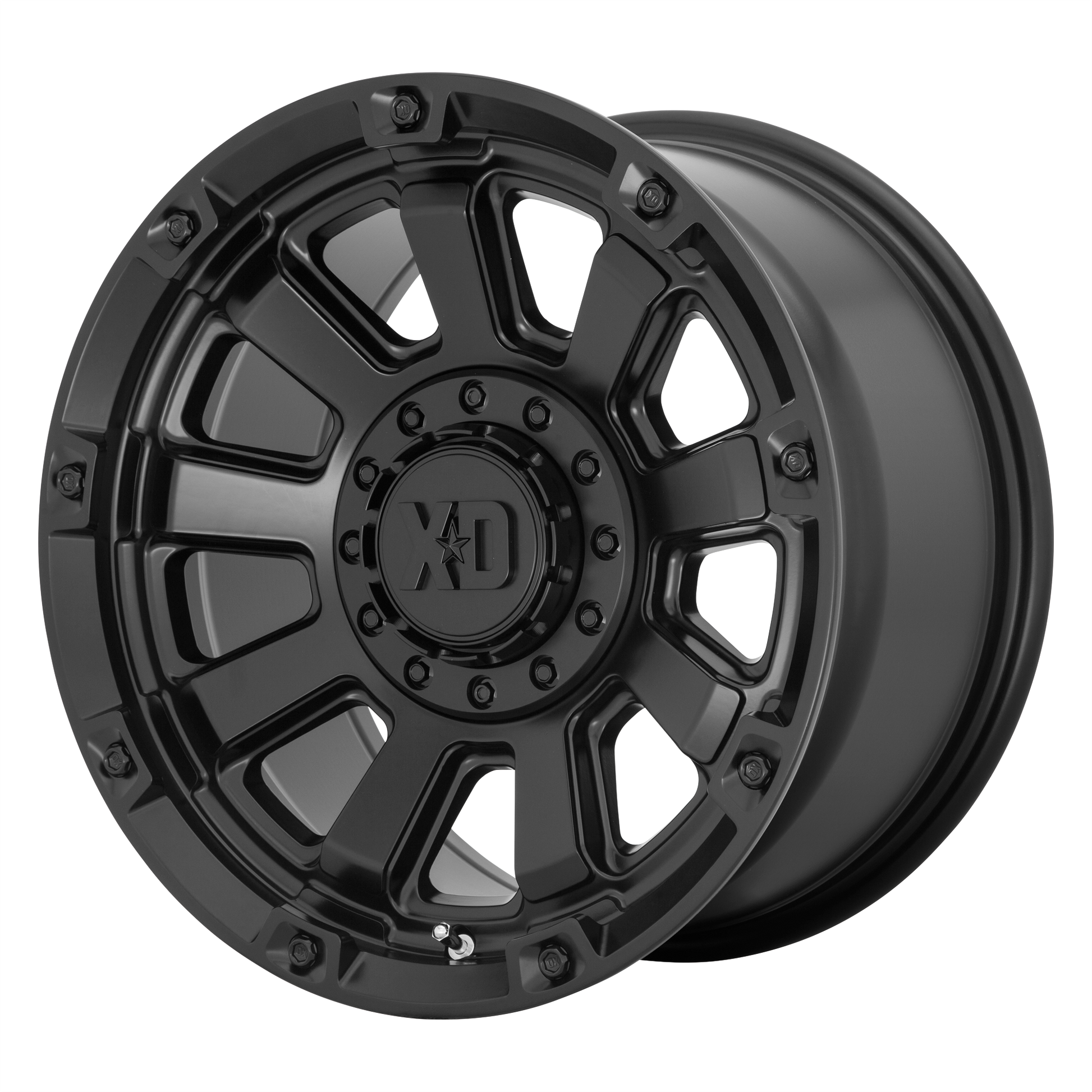 GAUNTLET 20x10 5x127.00/5x139.70 SATIN BLACK (-18 mm) - Tires and Engine Performance