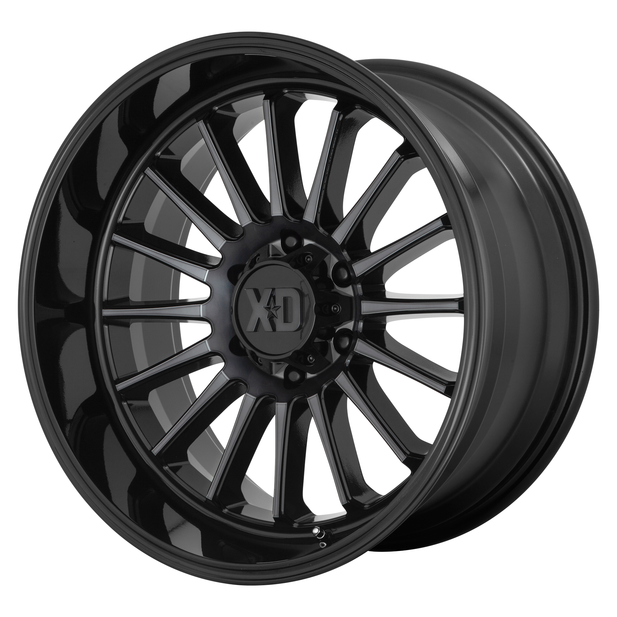 XD857 20x9 6x139.70 GLOSS BLACK W/ GRAY TINT (0 mm) - Tires and Engine Performance