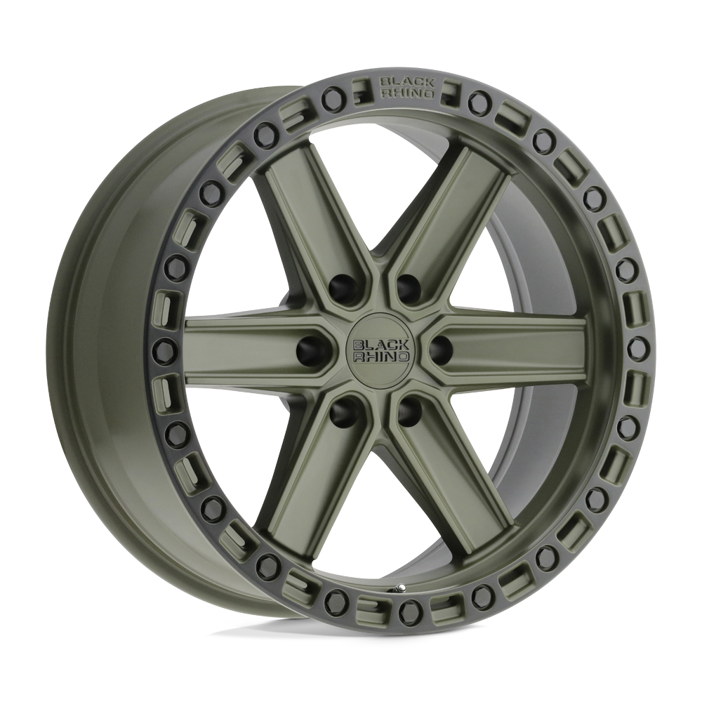Black Rhino HENDERSON 20X9.5 18 6X139.7/6X5.5 OLIVE DRAB GREEN W/ BLACK RING