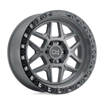 Black Rhino KELSO 17X9 -18 5X127/5X5.0 BATTLESHIP GRAY W/ BLACK RING