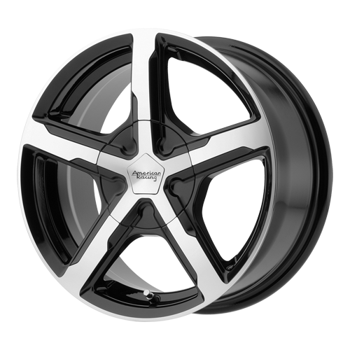 American Racing AR921 TRIGGER 17X7 40 5X108/5X114.3/5X4.25/4.5 Gloss Black Machined