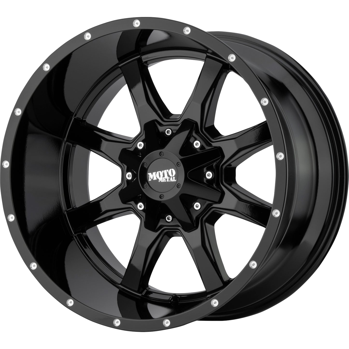 Moto Metal MO970 16x8 0 8x165.1 (8x6.5) Gloss Black - Tires and Engine Performance