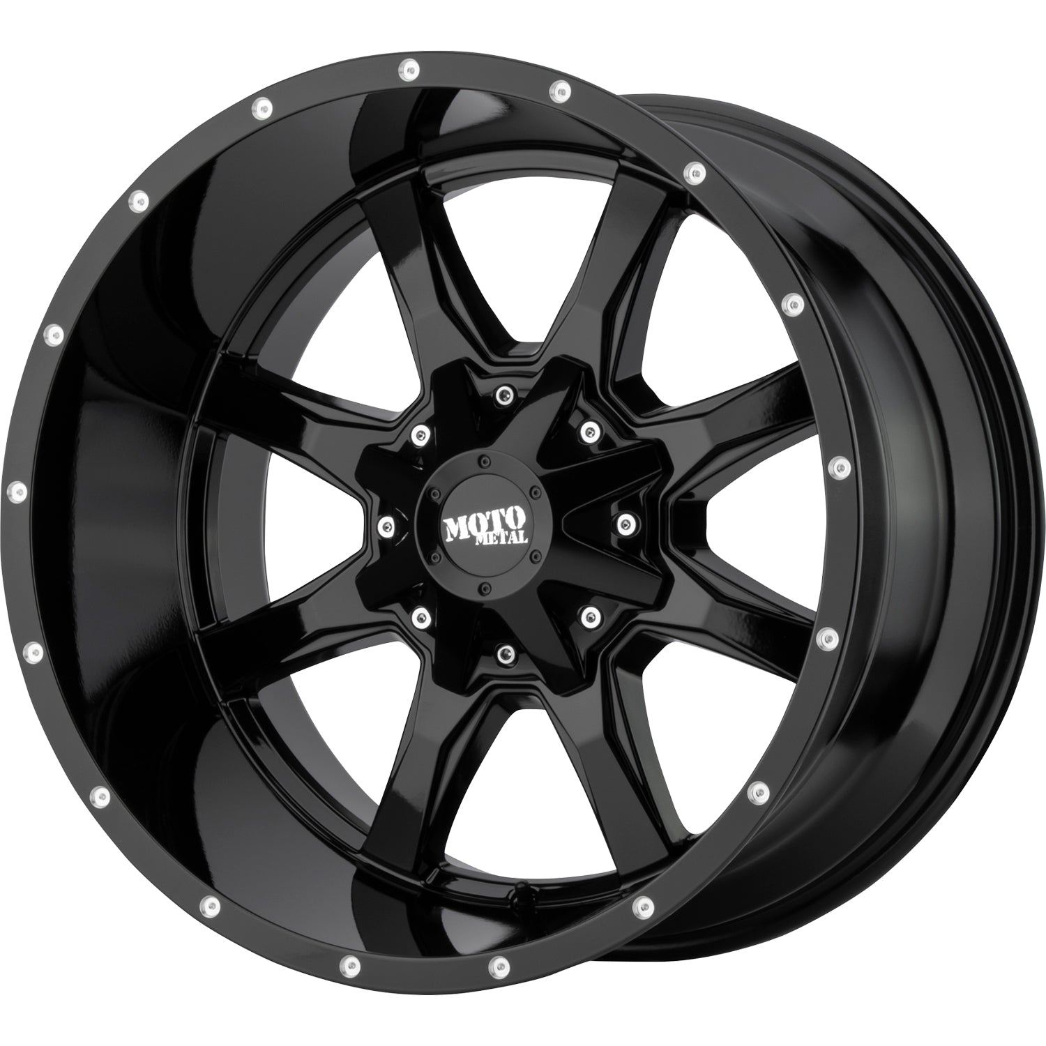 Moto Metal MO970 17x8 0 5x127 (5x5)/5x139.7 (5x5.5) Gloss Black - Tires and Engine Performance