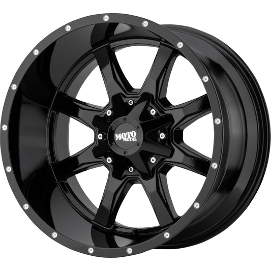 Moto Metal MO970 18x10 -24 Custom Gloss Black - Tires and Engine Performance