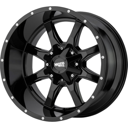 Moto Metal MO970 17x8 0 5x139.7 (5x5.5)/5x150 Gloss Black - Tires and Engine Performance