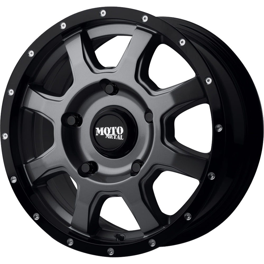 Moto Metal MO970 16x7 42 6x130 Gray and Black - Tires and Engine Performance
