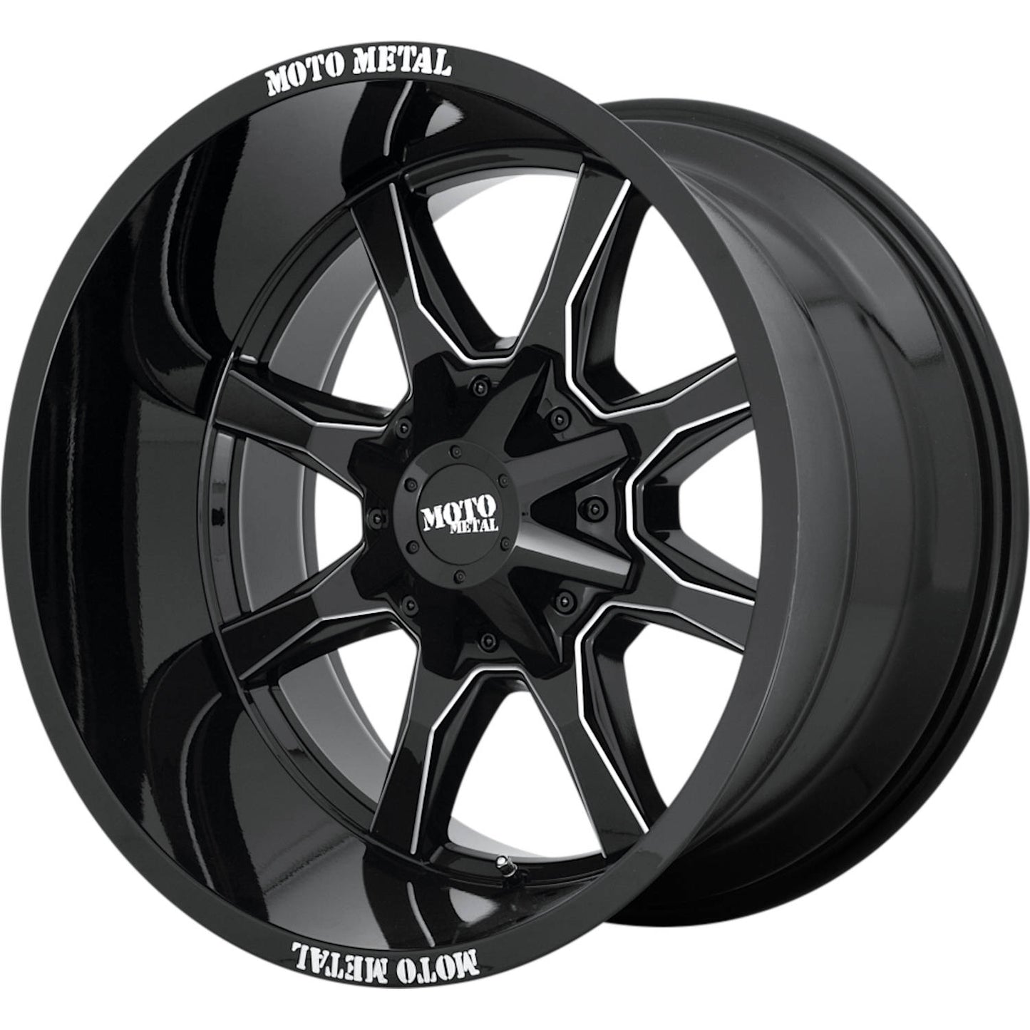 Moto Metal MO970 17x8 0 6x120/6x139.7 (6x5.5) Gloss Black with Milled Spoke Edges - Tires and Engine Performance