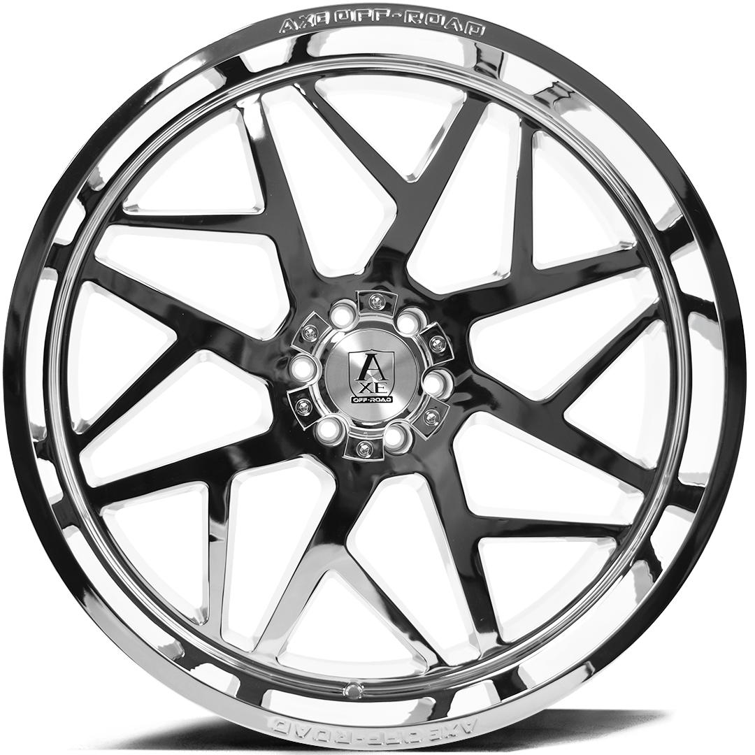 AXE Nemesis 22x12 -44 6X135/6X139.7 (6X5.5) Chrome - Tires and Engine Performance