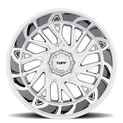 TUFF AT T4B 26x14 -72 6x139.7(6x5.5) Chrome - Tires and Engine Performance
