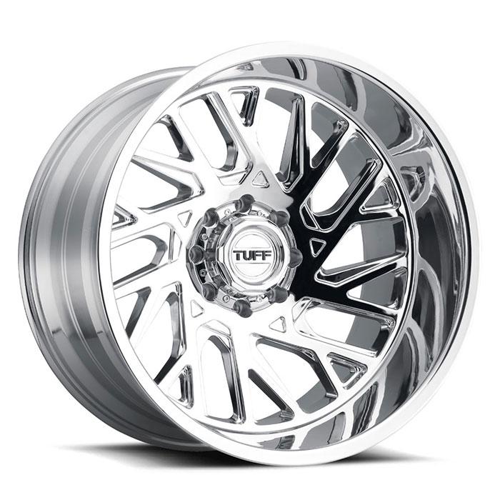TUFF AT T4B 26x14 -72 6x139.7(6x5.5) Chrome - Tires and Engine Performance