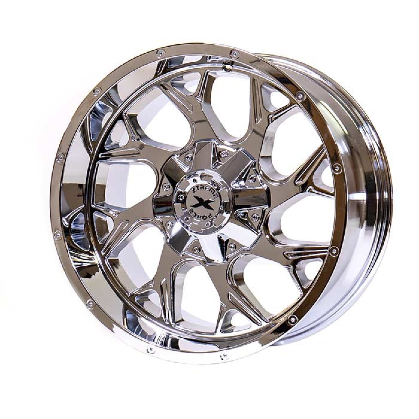 Xtreme Force Raptor 22x12 -51 8x165.1 (8x6.5) Chrome - Tires and Engine Performance