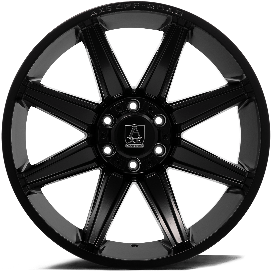 AXE Artemis 22x12 -44 8x165.1 (8x6.5) Full Satin Black - Tires and Engine Performance