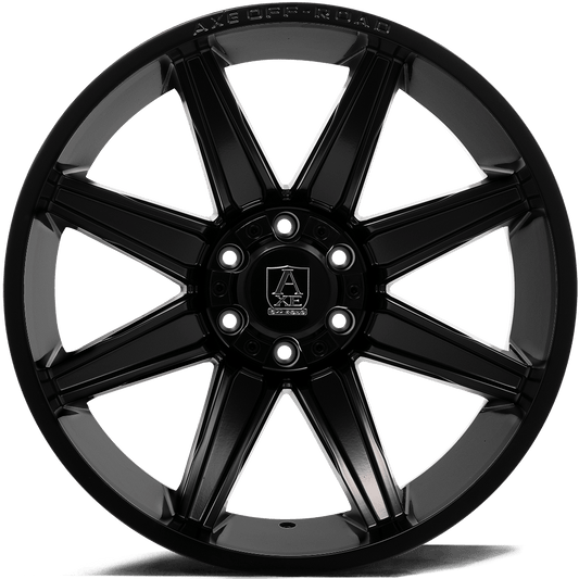 AXE Artemis 22x12 -44 8x170 Full Satin Black - Tires and Engine Performance