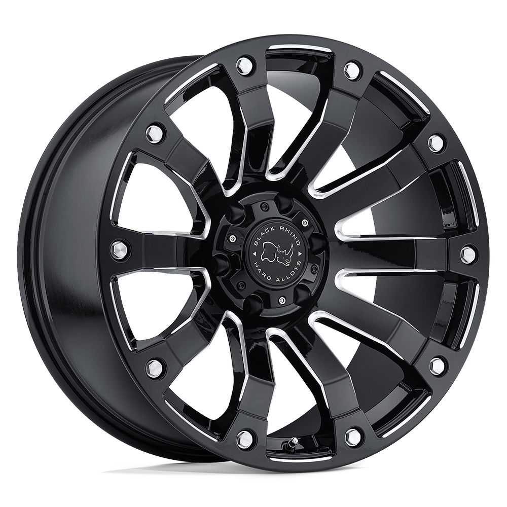 Black Rhino SELKIRK 20X9 12 6X135/6X135 GLOSS BLACK MILLED