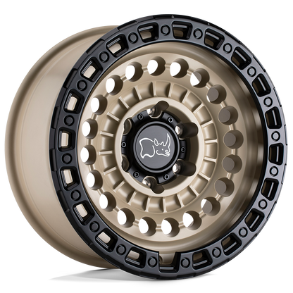 BLACK RHINO SENTINEL 17X8.5 0 8X165.1 DESERT SAND W/ BLACK RING