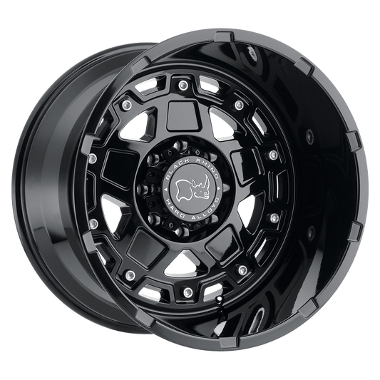BLACK RHINO COMBAT 22X14 -76 8X165.1 GLOSS BLACK