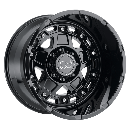 BLACK RHINO COMBAT 20X14 -76 8X170 GLOSS BLACK