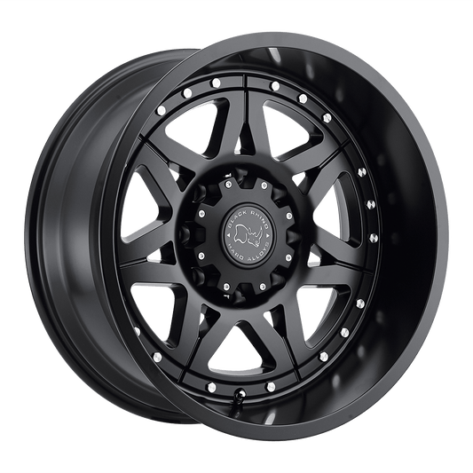 BLACK RHINO HAMMER 18X9 -12 8X180 MATTE BLACK