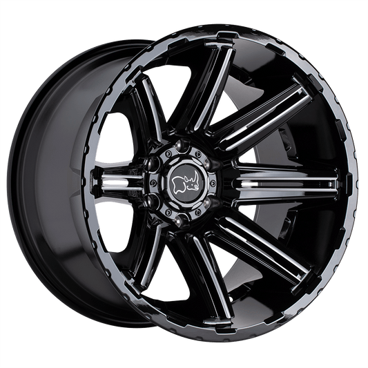 Black Rhino RAMPAGE 20X9.5 12 6X139.7/6X5.5 GLOSS BLACK