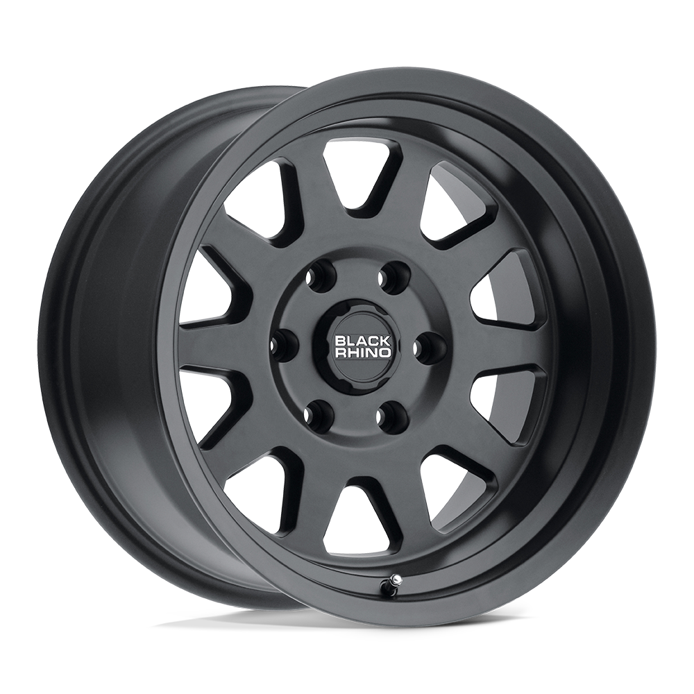 BLACK RHINO STADIUM 17X9.5 -18 5X127 MATTE BLACK