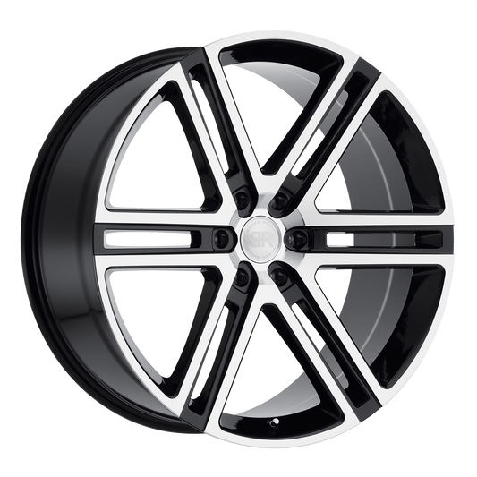 BLACK RHINO TIMBVATI 22X10 30 6X135 GLOSS BLACK W/ MIRROR CUT FACE