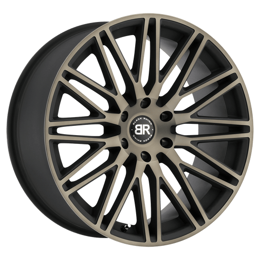 BLACK RHINO ZULU 22X10 20 6X139.7 MATTE BLACK W/ MACHINED FACE & DARK MATTE TINT
