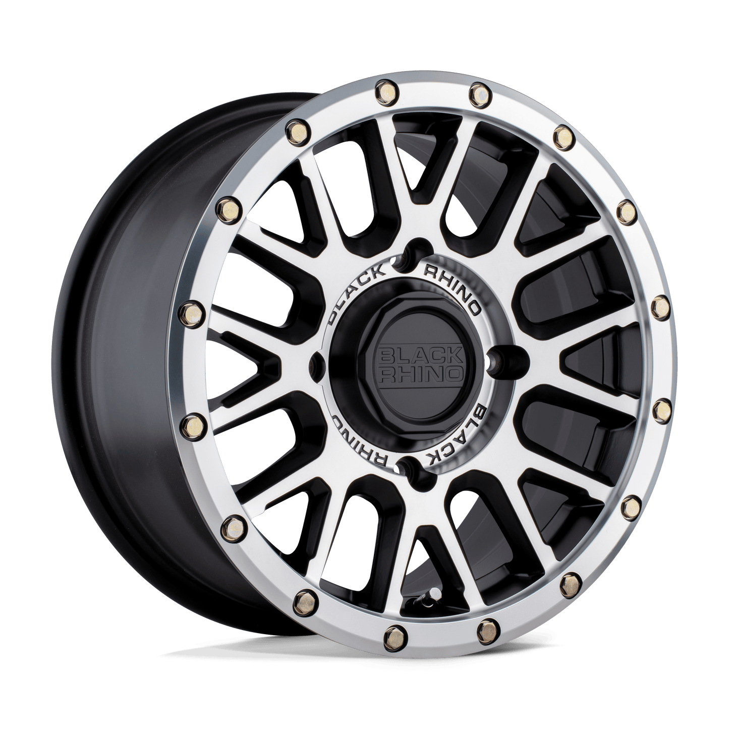 Black Rhino Powersports LA PAZ UTV 15X7 51 4X137 SEMI GLOSS BLACK WITH MACHINED FACE