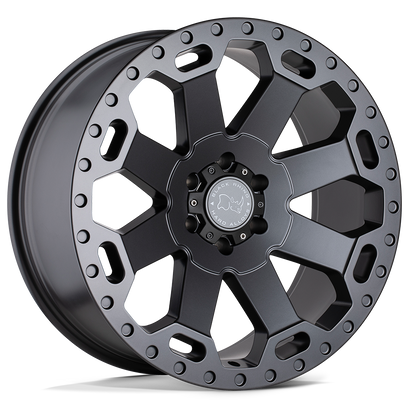 Black Rhino WARLORD 22X10 12 6X139.7/6X5.5 MATTE GUNMETAL